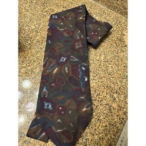 Christian Dior Monsieur Vintage  Mens Modern  Print Neck Tie   Made In USA‎